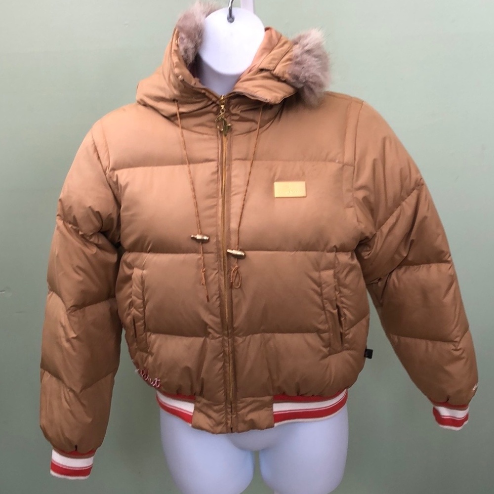 Baby Phat Brown Puffer Jacket Size M